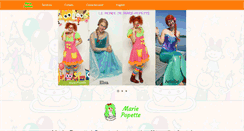 Desktop Screenshot of mariepopette.com